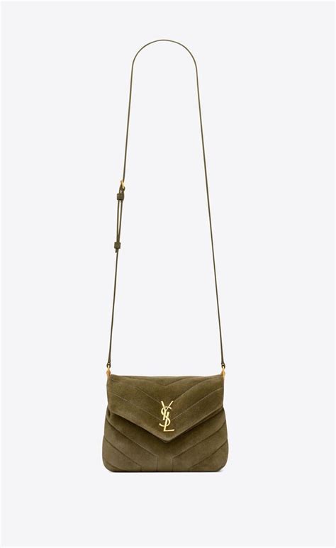 ysl toy loulou brown|toy loulou in quilted suede.